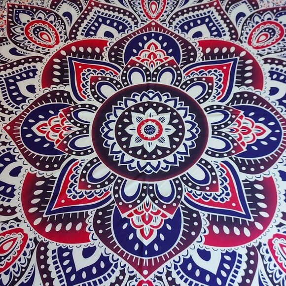 BSM - Handmade BED SPREAD 3X PILLOWS Wall Tapestry COUCH COVER Chair Coverr - Picture 7 of 10